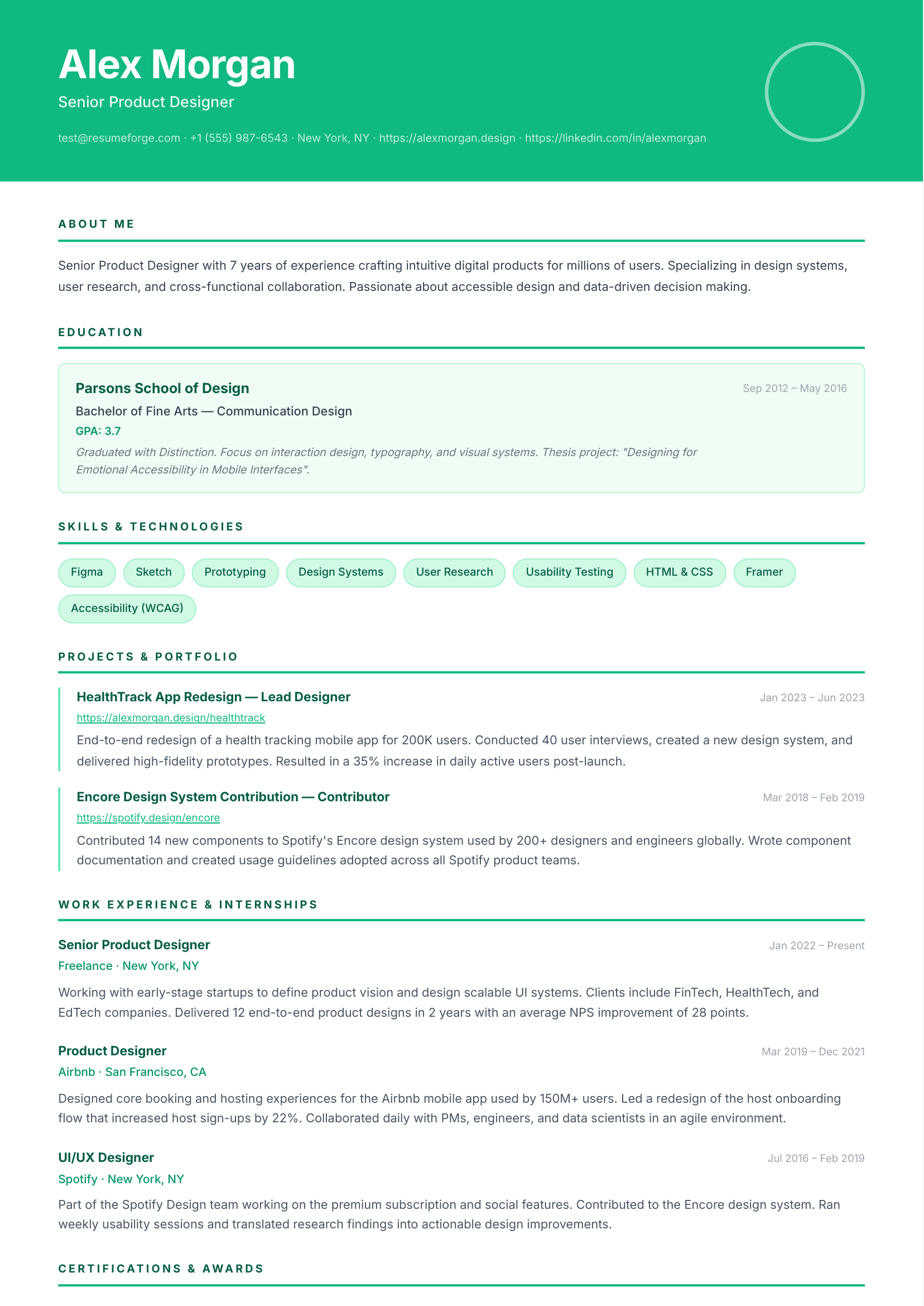 Launchpad template preview